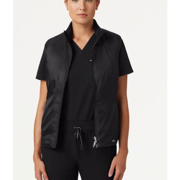 NWT Jaanuu Women's Black Phantom Slim Insulated Vest- Size XS - Picture 1 of 5